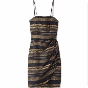 Armani Exchange Gold and Black dress
